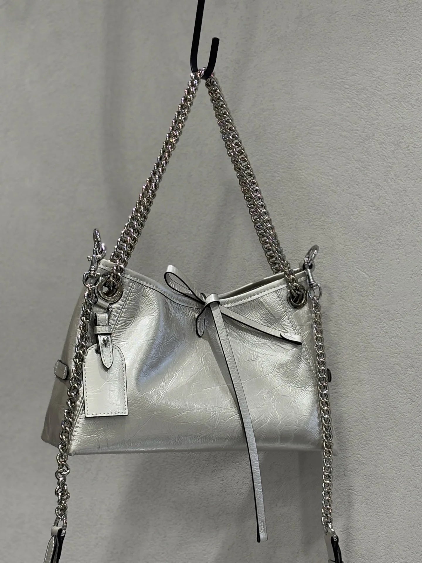 Women's Soft Top Grain Leather Tote Bag - Large Capacity Crossbody Shoulder Underarm Bag, Stylish Versatile Shopping Handbag