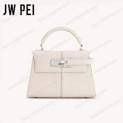 Borsa a Mano Mini Elise di Lusso JW PEI, Borsa a Tracolla in Pelle Martellata alla Moda per Serate Eleganti da Donna