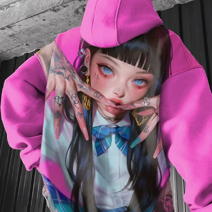 Anime Character 3d Print Hoodies Men Women Fashion Hoodies Sweatshit Sexy Girls Coats Women Sweats Womens Clothing Oversized New