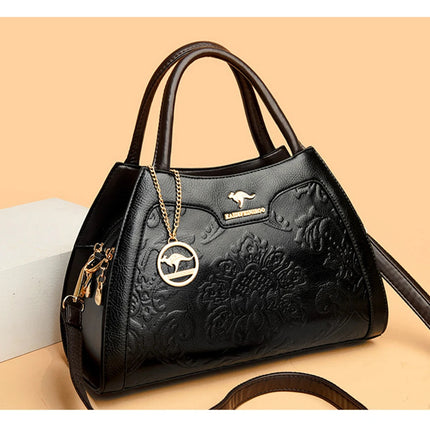 New Women Bag Luxury Designer Cowhide Handbags for Women Famous Brands Crossbody bag for Women Leather Shoulder Bags Sac a main PlatiNum