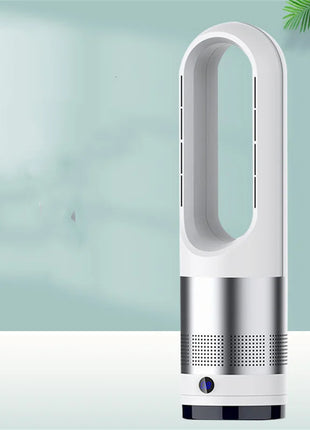 110V / 220V 18 pollici Mini ventilatore elettrico senza foglie per uso domestico funzione di temporizzazione del telecomando, ventilatore da pavimento muslimexayp