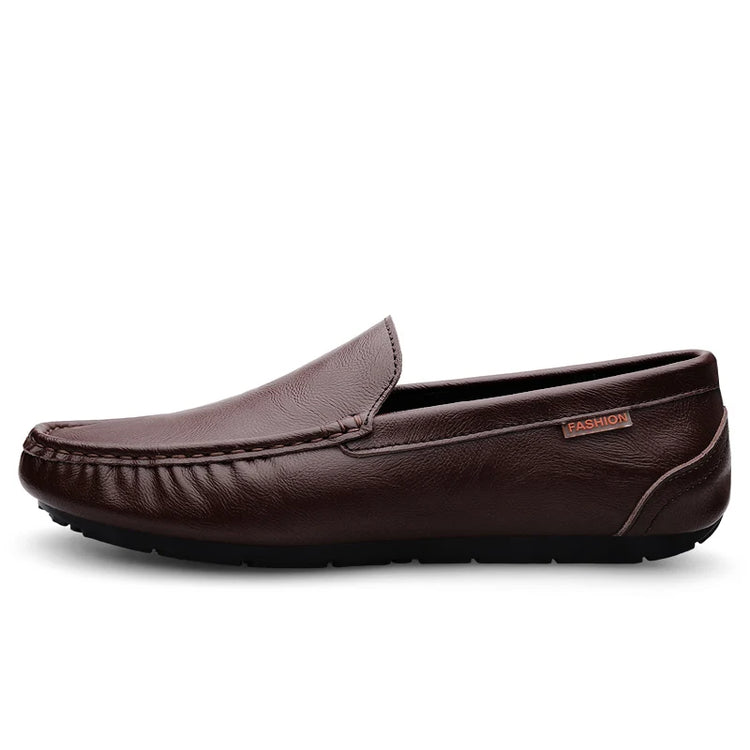 Scarpe casual da uomo in vera pelle Mocassini da uomo di marca di lusso Mocassini Slip traspiranti su scarpe da guida italiane Chaussure Homme
