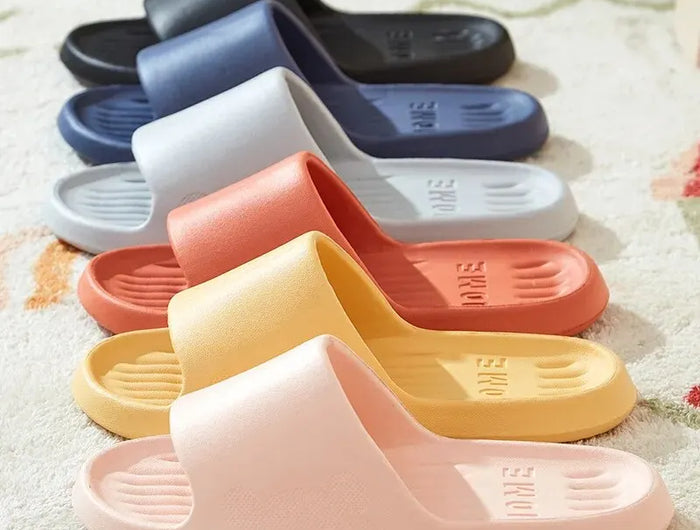 Pantofole morbide coppie casa pantofola all'aperto estate donna camera da letto fondo spesso scarpe sandali da spiaggia uomo infradito scarpe da doccia