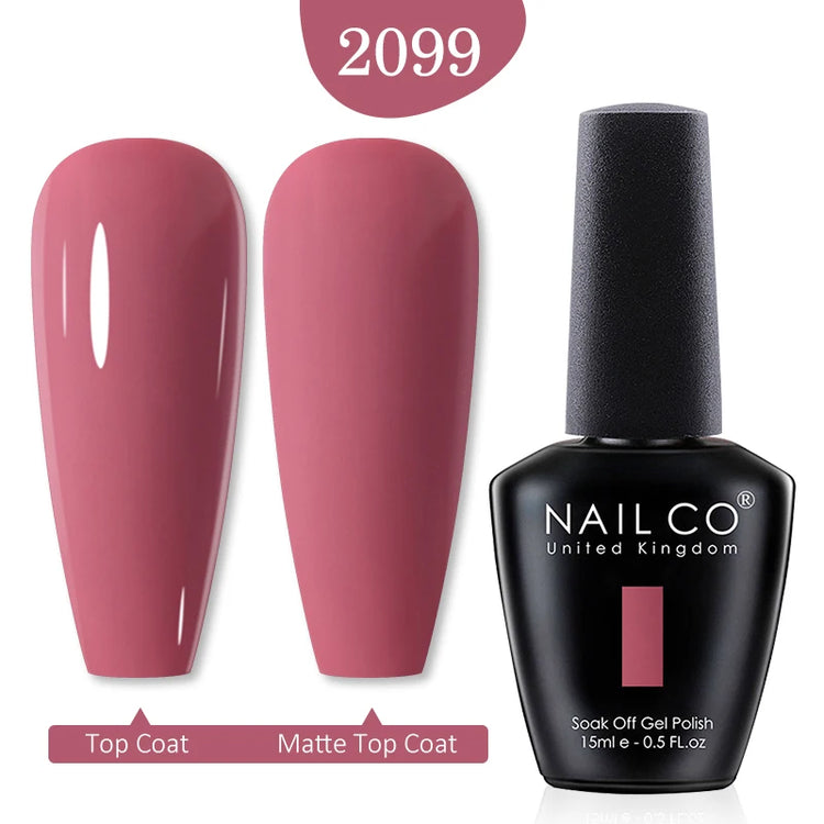 NAILCO 15ml Green Blue Series UV Nail Gel Polish Blue Colors UV&LED Gel Varnish Red Soak Off Semi Permanent LED Nail Gel Varnish