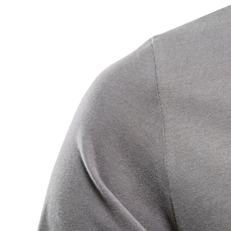 100% Cotton Long Sleeve T shirt For Men Solid Spring Casual Mens T-shirts High Quality Male Tops Classic Clothes Men's T-shirts PlatiNum