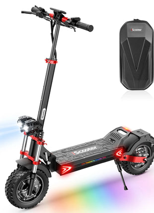Monopattino elettrico iScooter iX8 2400W per adulti, 48V 20Ah, pneumatici fuoristrada da 12 pollici, pieghevole per il trasporto urbano, E-Scooter