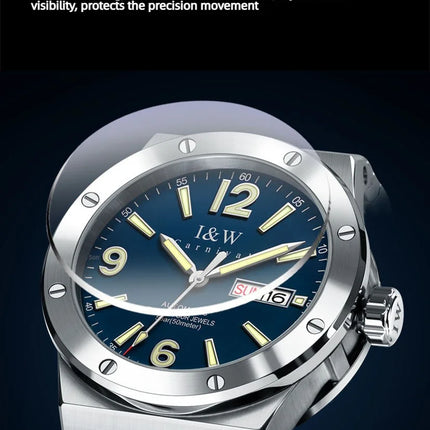 Carnival Brand IW High-End Series Luxury Sapphire Mechanical Watch Men 50M Waterproof Imported Movement Automatic Watches Mens