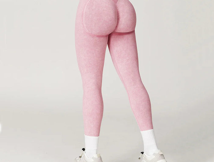 Yoga Pants Impact Leggings Women Seamless Sports Yoga Pant High Waist Ribbed Gym Clothes Fitness Workout Wear Scrunch Bum Tights PlatiNum