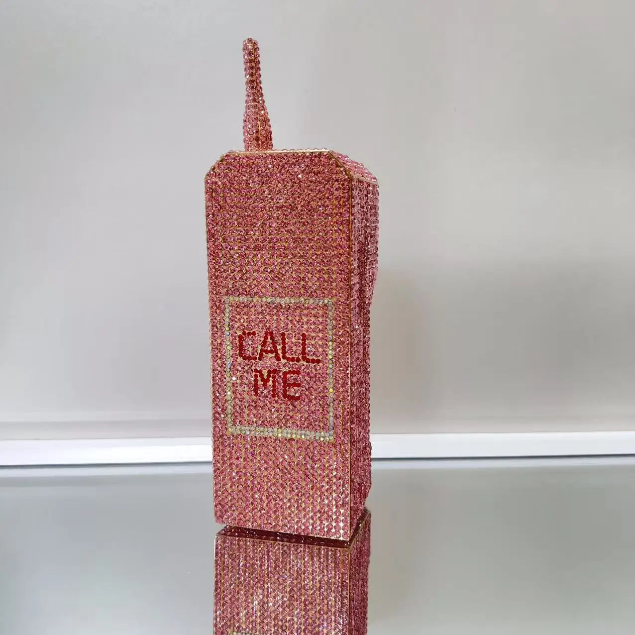 XIYUAN 2025 Cristalli a forma di cellulare Borse da sera Donna Splendidi strass bling Pochette Borse di classe Borsa per festa di nozze