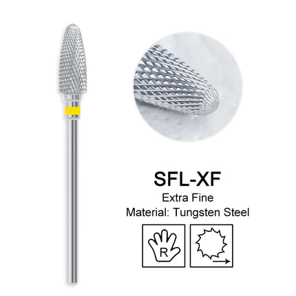 Carbide Large Cone Nail Drill Bits Electric Milling Cutter For Gel Polish Removal Grinding DIY Home Salon Manicure Pedicure Nail Art Accessories Supplies