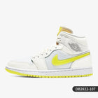 Scarpe da basket medie Nike originali Air Jordan 1 Mid AJ1 Lakers DB2822-107 platinumshop