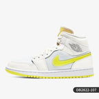 Scarpe da basket medie Nike originali Air Jordan 1 Mid AJ1 Lakers DB2822-107 platinumshop