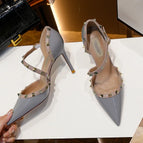 Blue (Heel 8cm) / 22.5cm 35.5EU 5.5US