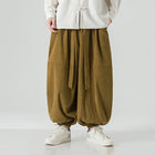 Pantaloni di velluto a coste da uomo autunno inverno pantaloni larghi casual oversize da uomo streetwear moda Harajuku donna pantaloni in vita elastica da uomo