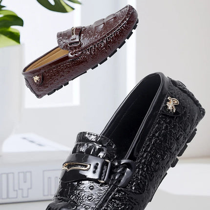 Scarpe Italiane Formali da Uomo, Mocassini in Pelle Fatti a Mano, Scarpe Casual Eleganti Slip-on, Comode Calzature di Lusso per Uomo