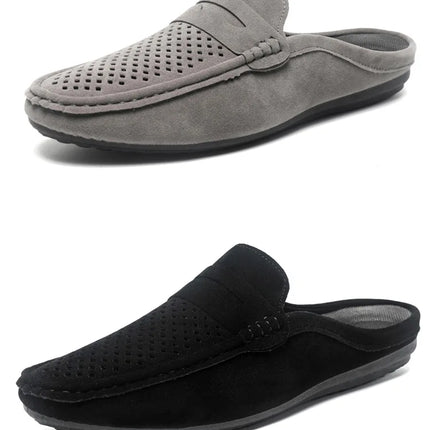 Mocassini da Uomo Leggeri Estivi, Scarpe Comode Senza Lacci, Traspiranti, Casual, con Supporto Parziale, Ciabatte per Uomo