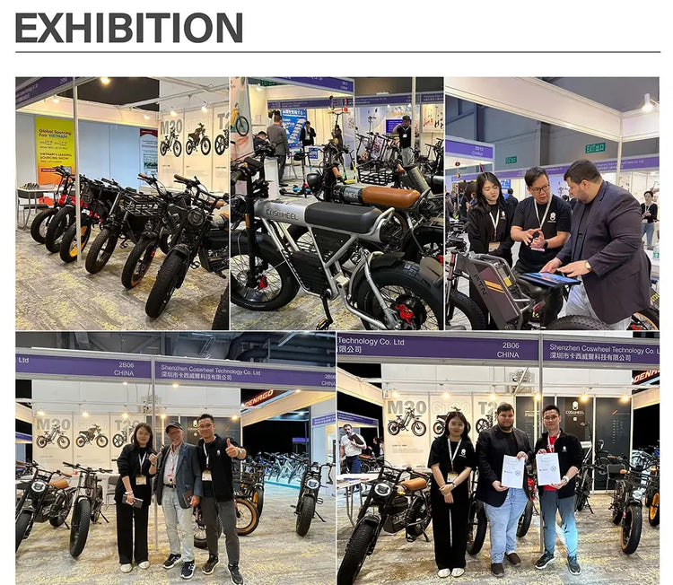 COSWHEEL R19 Bicicletta Elettrica 72V 40AH con Batteria al Litio, E-bike da Montagna per Adulti 9000W, Ciclomotore Elettrico da Uomo, E-truck da Strada