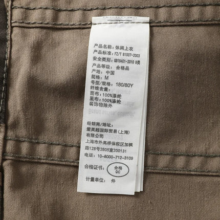 Vintage Style Men's Autumn Casual Jacket Tactical Camouflage Coat Stand Collar Outdoor Jacket Spring Outerwear