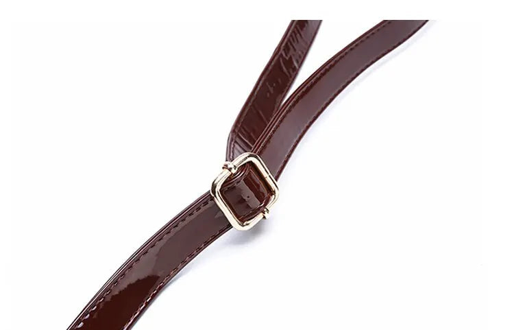 Luxury Vintage Women's Crocodile Pattern Handbag Large Capacity Tote Bag Leather Business Shoulder Bag For Female PlatiNum