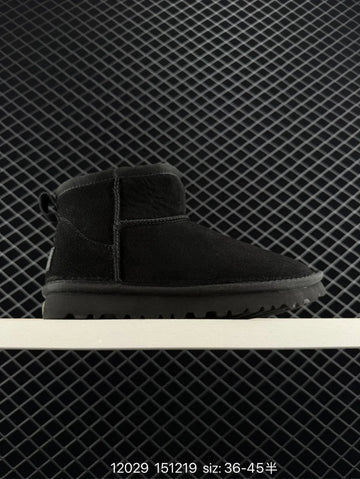 2026 HOT NEW mini boots wool women snow boots real sheepskin wool low-top warm fur shoes men and women winter short boots 36-44