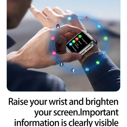 2026 Nuovo aggiornamento AI diagnostico Airbag pressione sanguigna precisa salute SmartWatch acido urico ECG lipidi nel sangue Smartwatch uomo donna platinumshop