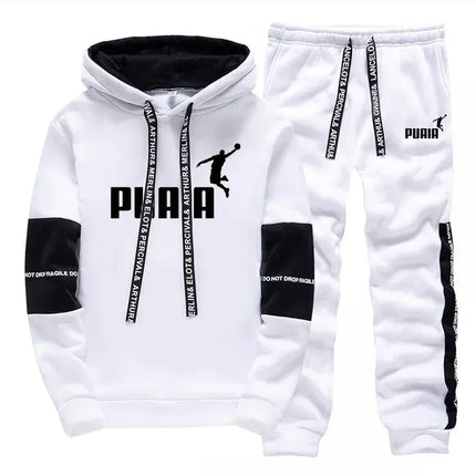 Men's Set/Hoodie/Pants 2026 Autumn Winter Daily Casual Sports Hooded Sweatshirt Sweatpants Home Outdoor Comfort Warm Sportswear