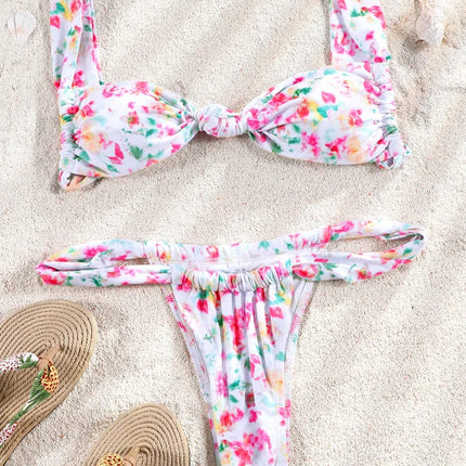 ZRTAK Costume a due pezzi Bikini 2025 Costume da bagno donna Push Up Costume da bagno Bikini sexy Set Costumi da bagno Stampa Beachwear Biquinis solidi platinumshop