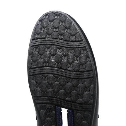 Mezze pantofole da uomo in pelle Scarpe casual da uomo traspiranti estive Scarpe da guida pigre slip-on Comode mocassini da passeggio Mocassini