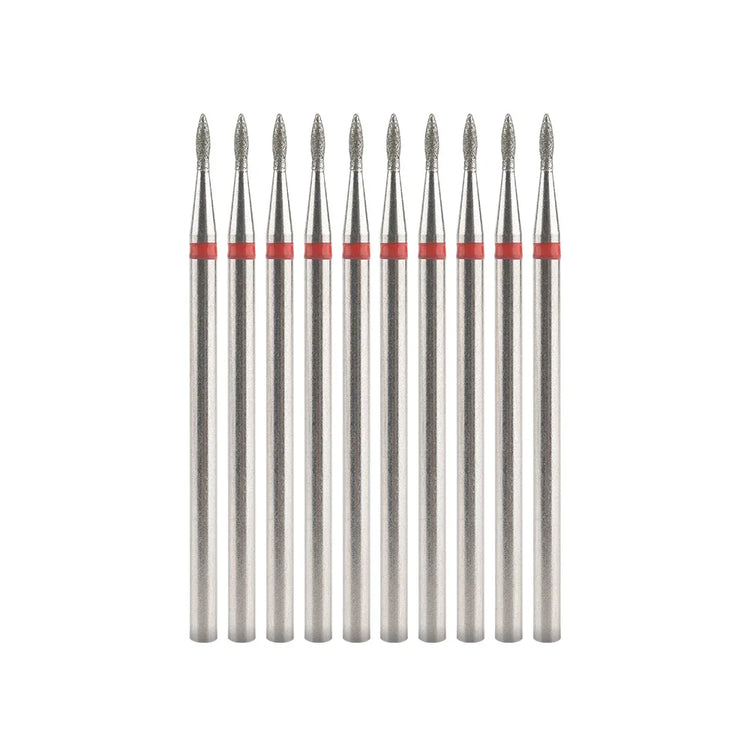 10Pcs Diamond Milling Cutter For Manicure Electric Nail Drill Bits Accessory Pedicure Machine Nail File Gel Remover Tool uñas Accesorios Y Herramientas