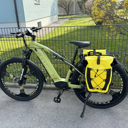 Bici elettrica da montagna CYSUM M520, bici elettrica fuoristrada per adulti da 29", bicicletta elettrica assistita a pedale, batteria 48 V 15 Ah, cassetta a 7 velocità