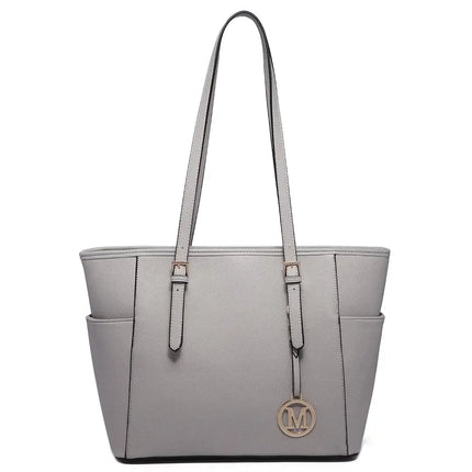 Miss Lulu Handbag DONNA, borsa shopper grande, borsa a tracolla con tracolla regolabile, versione migliorata