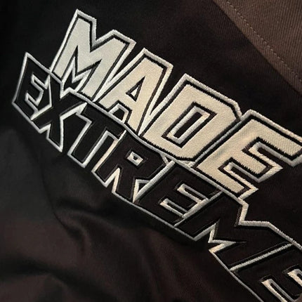 Gmiixder American Street Racing Jacket Men Women Cool Niche Embroidery Motorcycle Baseball Uniform Unisex Punk Letter Streetwear