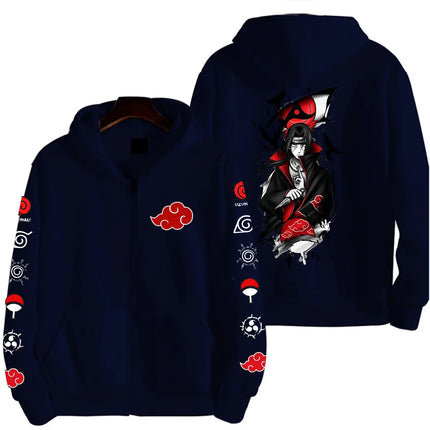 Naruto Uchiha Itachi Japanese anime 2026 new fashion Harajuku men's trendy casual sportswear men's couple style Coat
