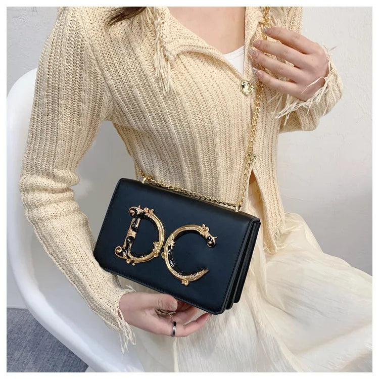 High quality fashionable women's bag hot selling chain bag trendy candy color small square bag for women PlatiNum