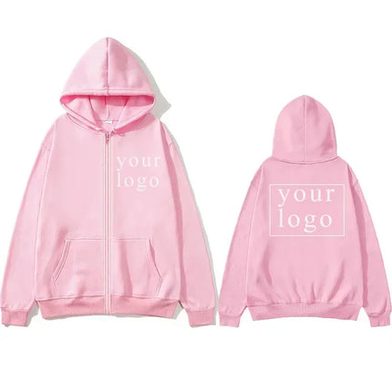 Men Women DIY Zipper cardigan hoodie 2025 New Fashion Your Own Design Brand Logo/Picture Personalized Custom Anywhere