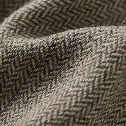 SENTUBILA Straight Wool Skirt Women 2025 Winter Vintage Elegant Tweed High-waist Slit-hem Temperament Long Skirts 144Q56942 PlatiNum
