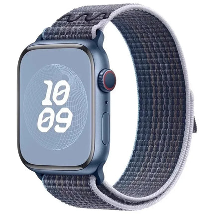 Cinturino in nylon per Apple Watch Ultra 3 49mm, bracciale iWatch 11 10 9 8 7 6 5 4 SE Sport NUOVO Design 42-46mm 45mm 44mm 41mm