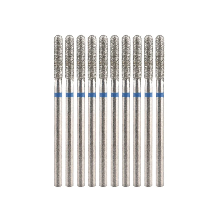 10Pcs Diamond Milling Cutter For Manicure Electric Nail Drill Bits Accessory Pedicure Machine Nail File Gel Remover Tool uñas Accesorios Y Herramientas