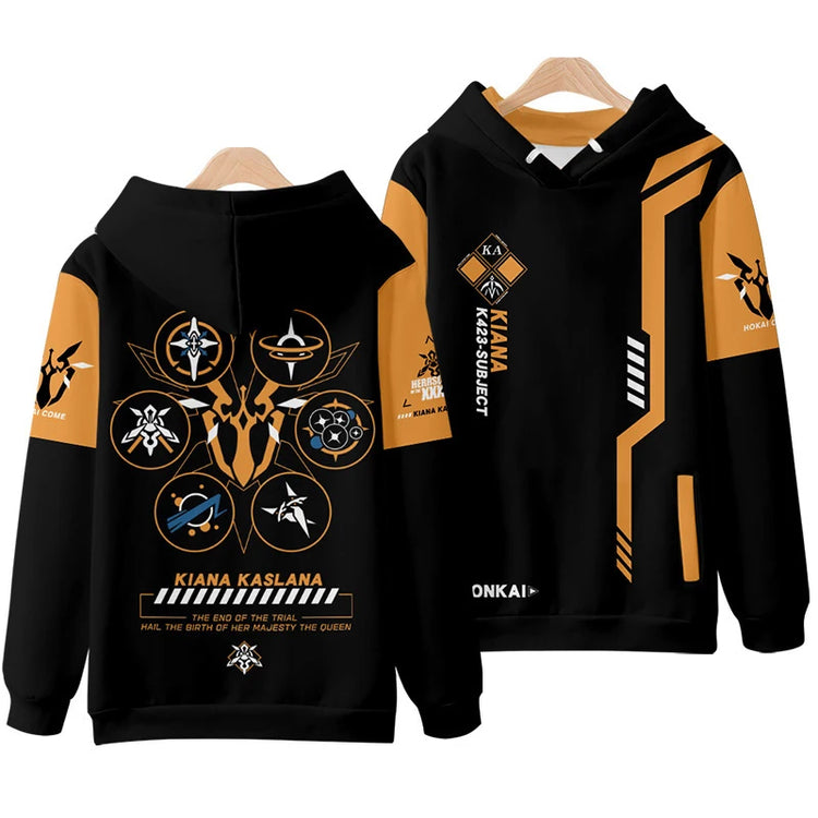 Elysia Honkai Impact 3 Cosplay 3D Men's Hoodies Fashion Women Long Sleeve Sweatshirt Harajuku Pullover Casual Y2k Tracksuit Coat