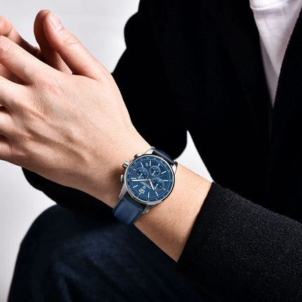 Orologio al Quarzo da Uomo Pagani Design VK63, 41MM, Vetro Zaffiro, Impermeabile 10 Bar, Sportivo, Reloj Hombre