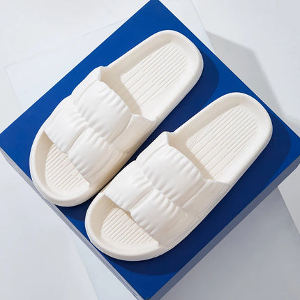 2023 Women's Soft Sole Cloud Slippers Thick Platform Indoor Outdoor Summer Beach Sandals EVA Non-slip Flip Flops
