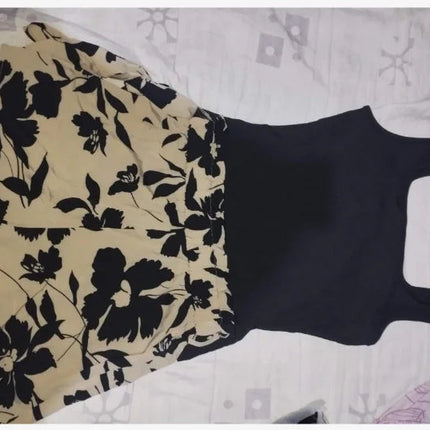 2025 Summer New Women's Floral Print Slim-Fit Casual Co-ord Set PlatiNum
