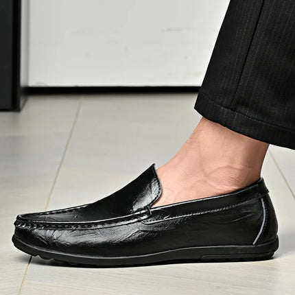 Scarpe Casual da Uomo in Pelle PU, Nuovi Arrivi, Mocassini Leggeri e Comodi, Scarpe da Guida e da Cerimonia, Slip-On