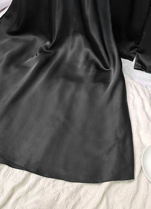 Set da notte in raso da 5 pezzi abito sottoveste in pizzo Cami Top pantaloncini con volant pantaloni da salotto pigiameria da notte da donna