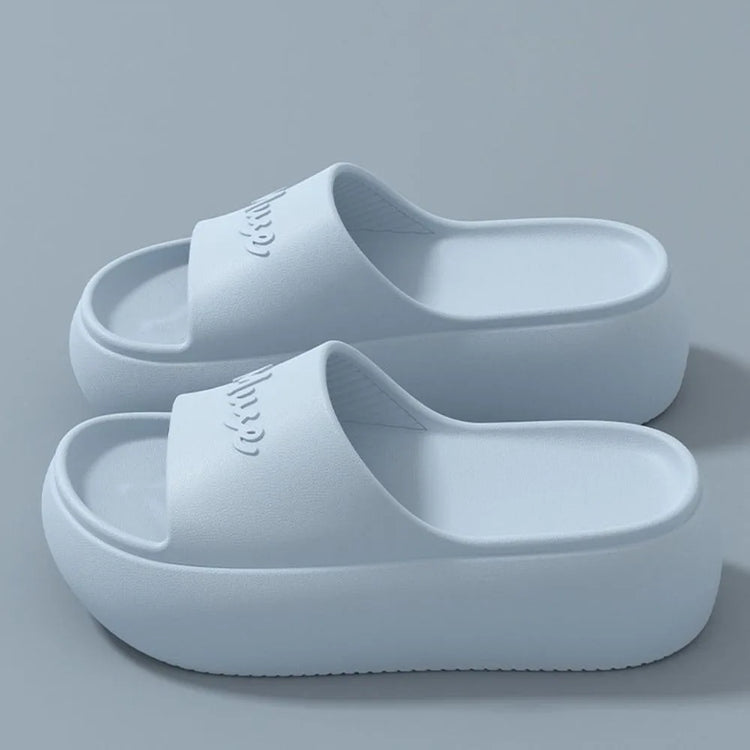 Ciabatte Casual Antiscivolo con Suola Spessa, Stile Estivo, Comode Ciabatte da Casa, Ciabatte da Bagno con Rialzo, Ciabatte da Spiaggia da Donna
