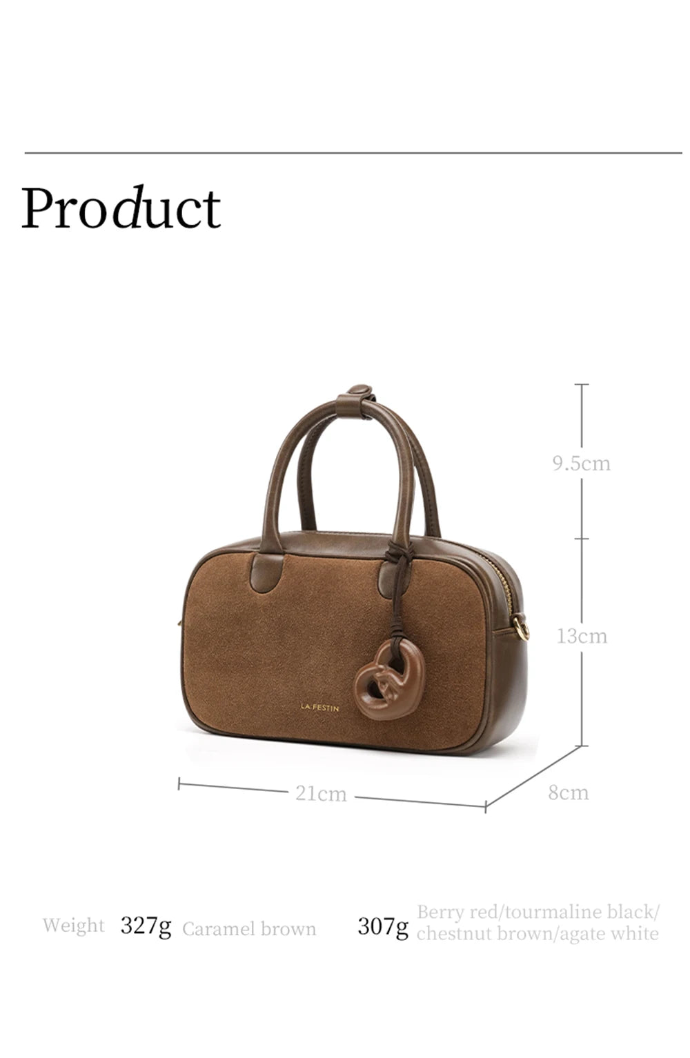 LA FESTIN Original Brand 2025 New Handbag Women Fashion Designer Shoulder Crossbody Bag lady Leather Bag Classic Retro Bag