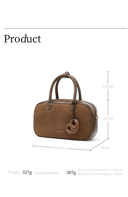 LA FESTIN Original Brand 2025 New Handbag Women Fashion Designer Shoulder Crossbody Bag lady Leather Bag Classic Retro Bag