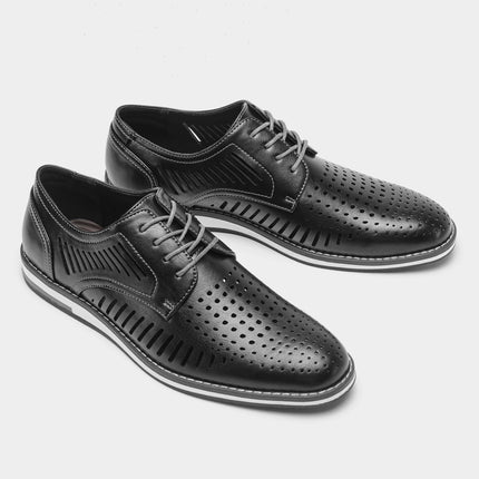 Leather loafer men fashion comfortable 2024 brand casual shoes men