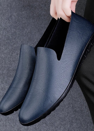 Scarpe da uomo in vera pelle Casual formali mocassini da uomo mocassini estate italiana traspirante Slip on scarpe da barca maschili Over Size 50 51