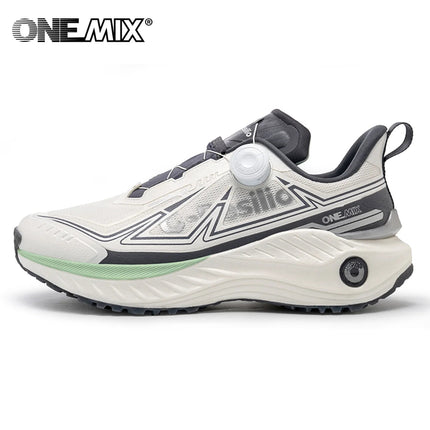 ONEMIX Autunno Inverno Outdoor Scarpe da corsa da fondo da uomo con assorbimento degli urti Scarpe da ginnastica da trekking da donna Caratteristiche resistenti all'usura PlatiNum